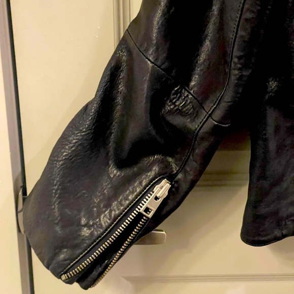 Stunning Zadig & Voltair Black Leather Jacket! Lamb skin - Picture 9 of 15